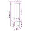 Highboard Gray Sonoma 29.5 X 34 X 119.5 Cm Particleboard