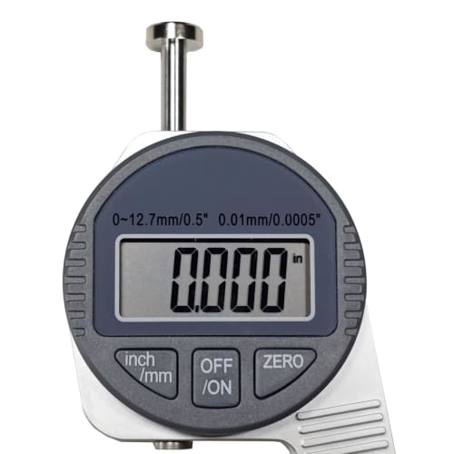 HFS (R) Thickness Gauge, Digital Micrometer, Electronic Microgauge, 0-12.7mm, 0.01mm, Thickness Gauge, Digital Thickness Gauge, High Precision Gauge