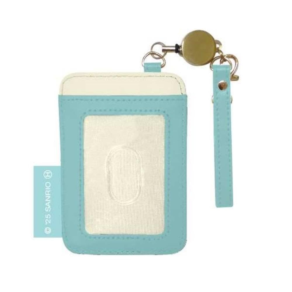 K Company Sanrio Characters Pass Case with Reel Pochacco CRT7-PC H10.6 x W7.3 x D0.7cm