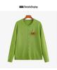 Plus Size Women's 100% Wool Casual Sweater Coat - Winter 2025 Loose Knit Cardigan