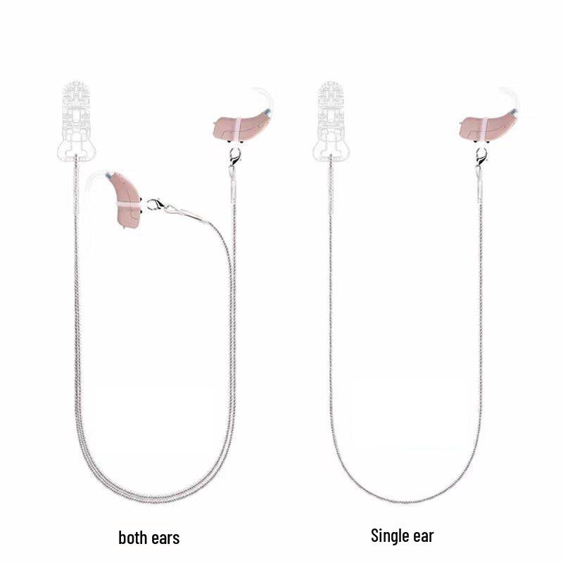 Anti-Lost Lanyard for Behind-the-Ear Hearing Aids - Protective Cord for Children & Elderly