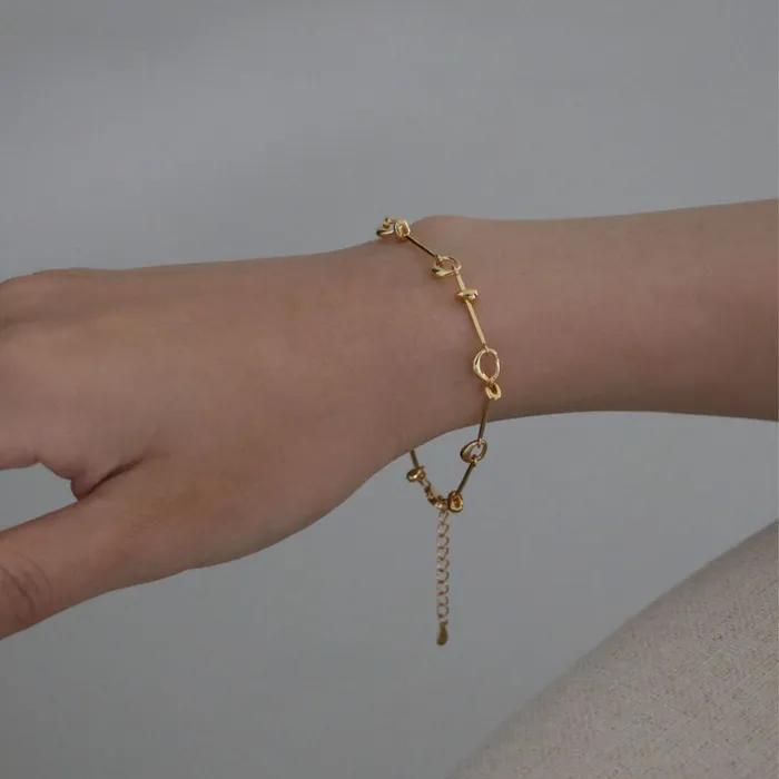 Silver925 Stick Loop Bracelet (2color)