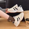 Women Sneakers Autumn Spring Thick Bottom Women Shoes Casual Patchwork Leather Sneakers Outdoor Casual Vulcanize Shoes Ladies