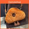 Croissant Capybara Bread Cute Animal Plush Messenger Bag For Women And Men