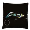 Astronaut Letter Cartoon Pattern  Cushion Cover Pillowcase Home Sofa Car Decorative