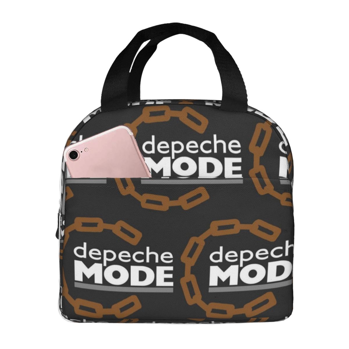 Electronic Rock Depeche Cool Mode Insulated Lunch Bag for Women Children Portable Food Boxes Thermal Lunch Box Tote One Size