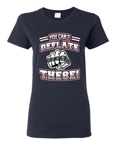 Ladies You Can t Deflate These Champion New England Football DT T-Shirt Tee Unisex T-Shirt XXL