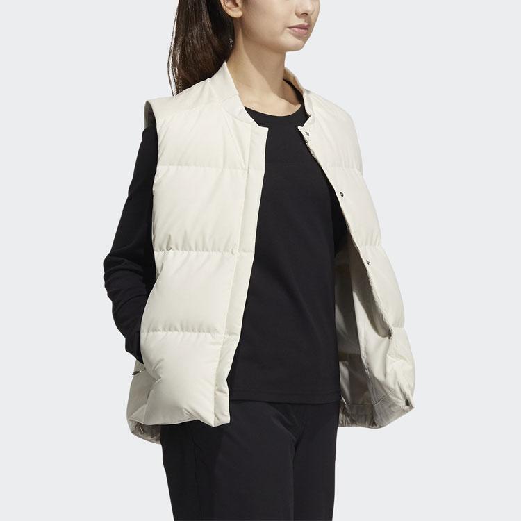 Adidas Terrex W Down Vest Solid Color Warm Down Vest Women Vests White H23076