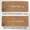 Metal Trendy Unique Symbol YOUR NAME Font Stickers Custom Logo Applicable to Car Trunk, DIY Accessories Personalized Badge Gifts