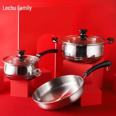 Edelstahl 3-teiliges Kochgeschirr-Set