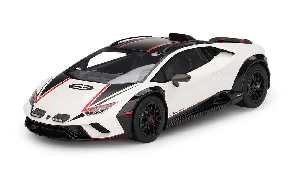 TOP SPEED Scale Lamborghini Huracan Sterrato Bianco Asopo Finished Model TS0610 1/18 (White)