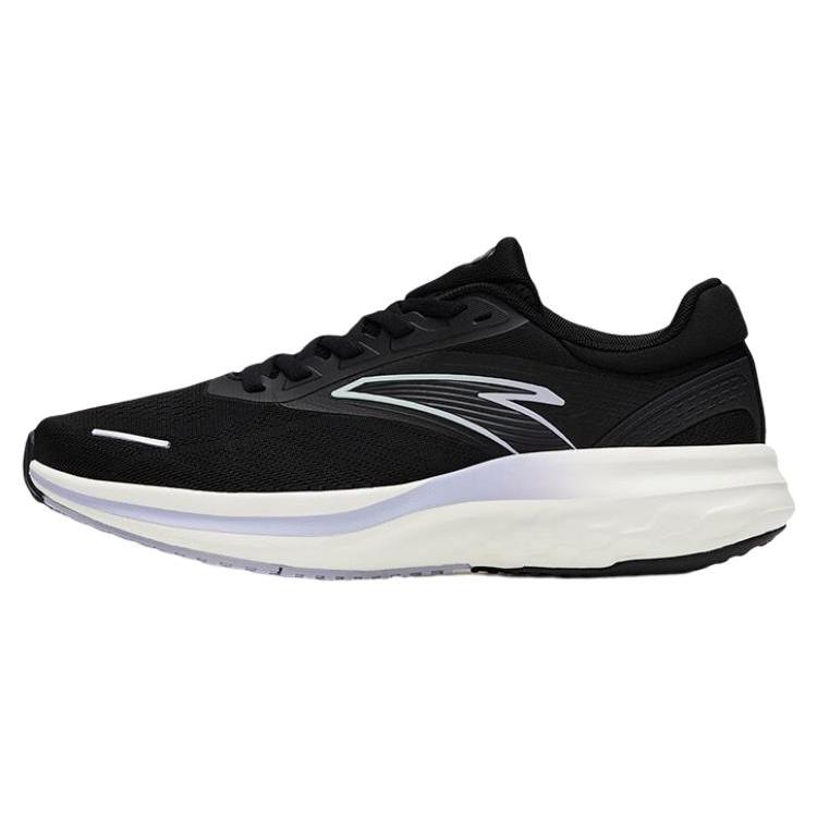 New Anta Anti Slip Wear Resistant Low Top Running Shoes Women's Black Blue 922325585-1