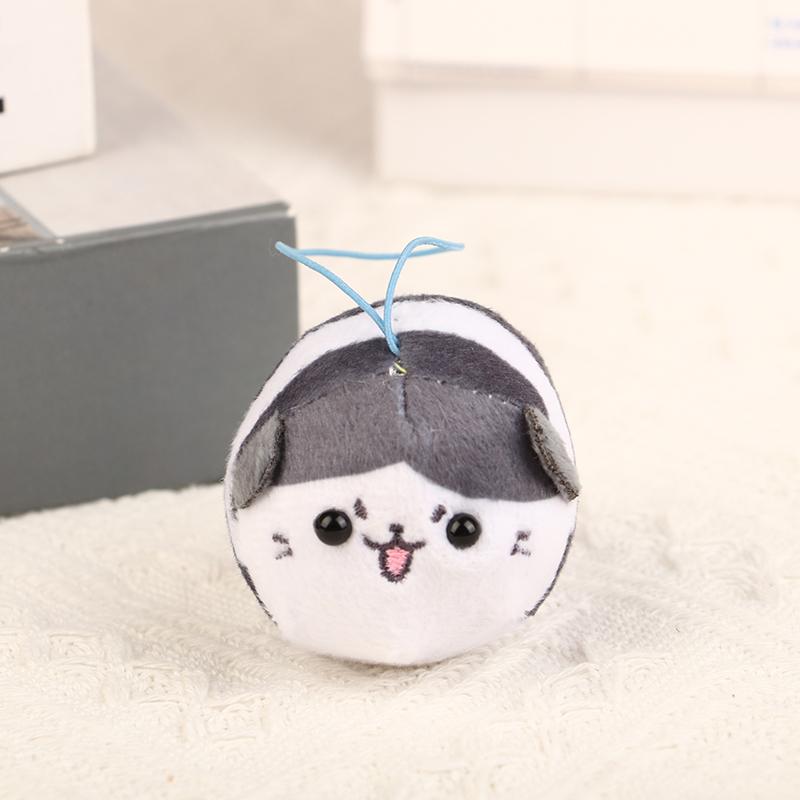 Lovely Cartoon Cat Pendant Keychain for Children Cute Plush Kitten Animal Keyring Llaveros