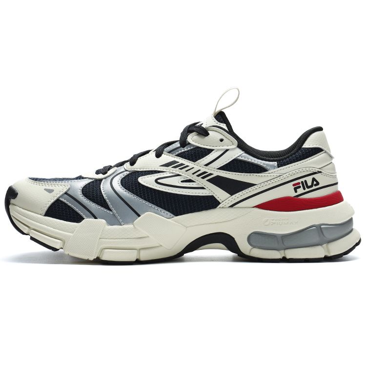 FILA Decoder Comfortable Fabric Low-Top Casual Running Shoes Men sneaker Blue White F12M312111FBW