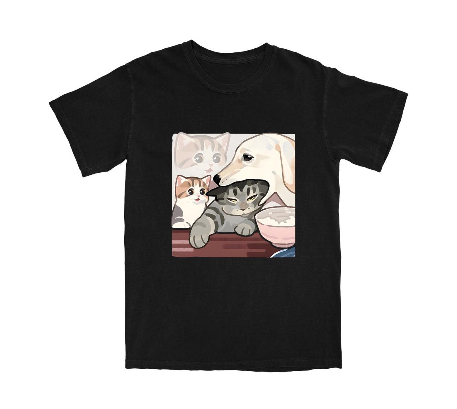 Kitten be eaten Funny cat shirt •Cat meme shirt •Cat lover Gift •Silly Cats Shirt •Silly Kitten Tshirt •Cute Kitten Tee •Cat Mom Dad Gift L