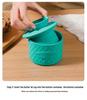 Silicone Sealed Butter Dish with Lid and Scale Lines