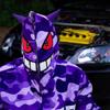 Giacca con cappuccio e zip Gengar Pokémon alla moda per l'autunno