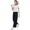 Fila Fitted Quick-Dry Knit Tennis Polo Shirt Women Tops A51W623101F-WT