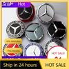 WXMDP1 C200 E200 For Mercedes Benz 4pcs/set 75MM Car Wheel Center Covers Hub Caps Auto Refit Accessories For Mercedes Benz A E C G R S