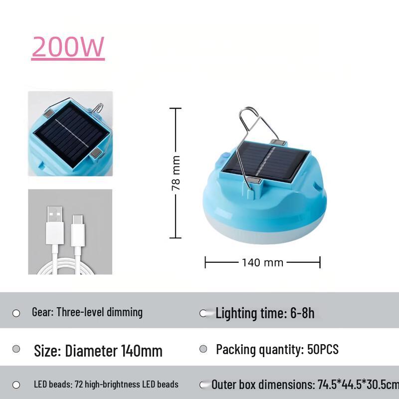 Portable Outdoor Rechargeable Camping Light