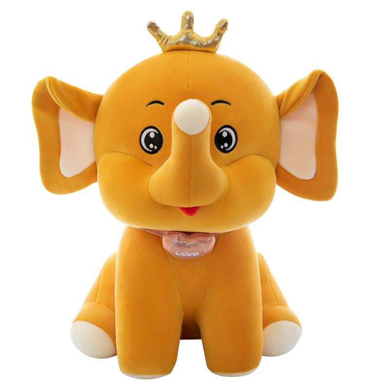 Creative Crown Elephant Plush Toy Doll - Baby Elephant Doll & Children's Birthday Gift