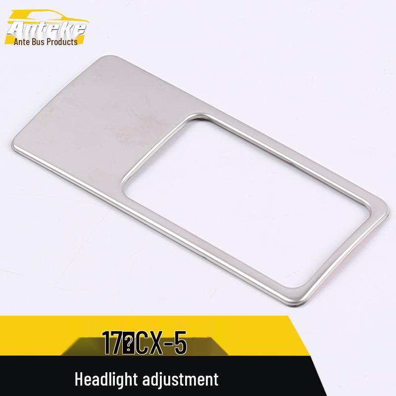 17 CX-5 Headlight Adjustment Frame & Control Switch Trim Ring Car Accessories