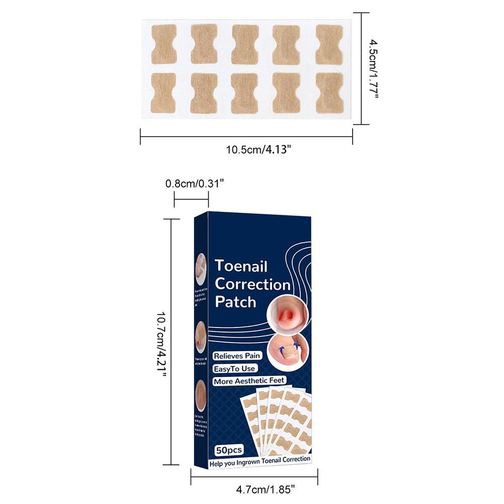 

50 шт. наклейка для вросших ногтей наклейка для коррекции вросших ногтей инструменты для педикюра вросший ноготь