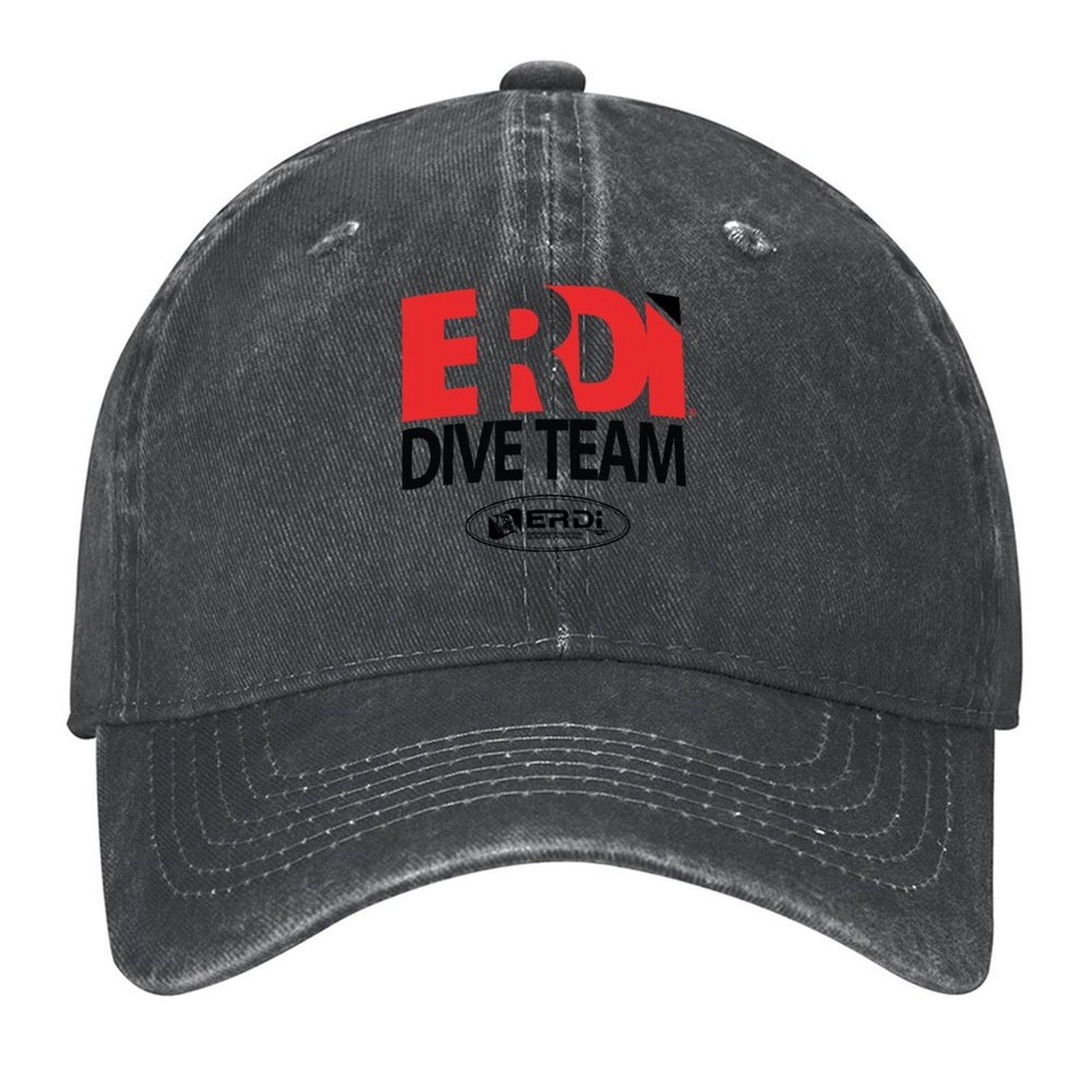 

2026 ERDI- DIVE TEAM Baseball Cap Unique Hats Big Size Hat Summer Hat Fun Hats Women s Beach Outlet Men s