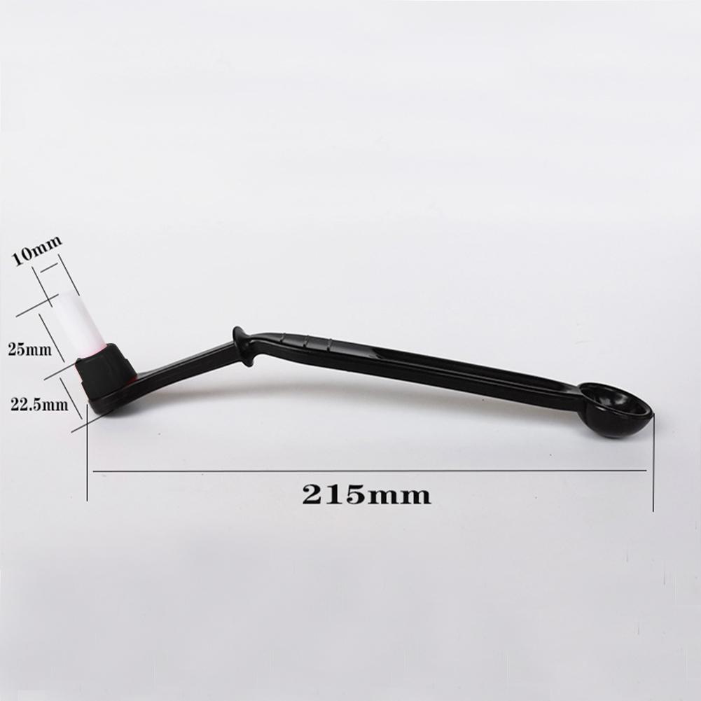 51/58mm Coffee Grinder Brush Professional Coffee Machine Washing Brush Removable Comfortable Grip Double-end for Coffee Shop Bar