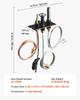 Gas Pilot Assembly, OE 69L17, 69L1701, 904405, J4117, 108084-02 Fireplace Gas Pilot Assembly Kit, Natural Gas Ignition Replacement, Compatible with