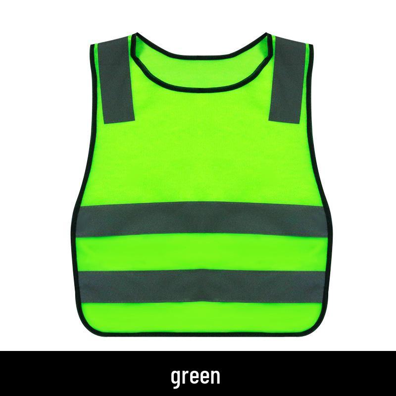 Fluoreszierende gelbe reflektierende Sicherheitsweste für Kindergarten- und Grundschüler
