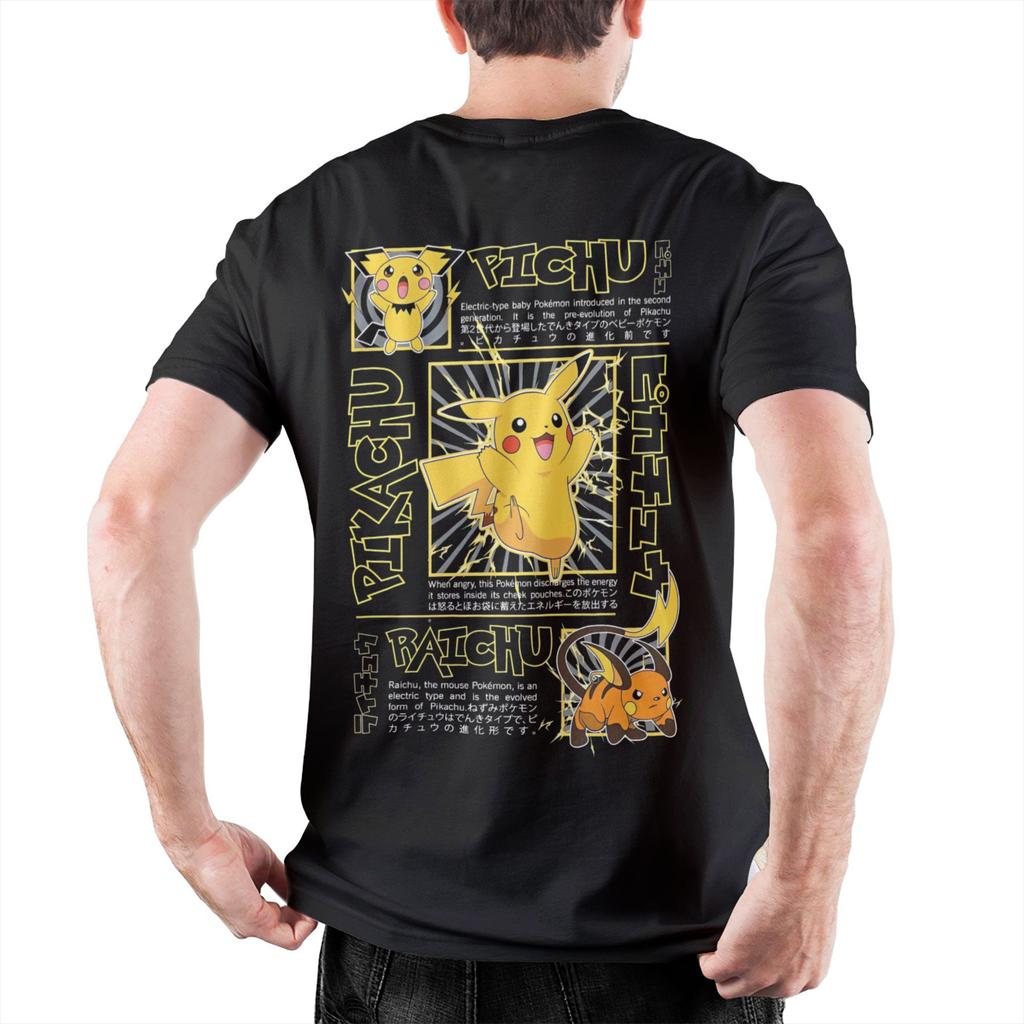 Camiseta Charizard Pokemonizado Masculina Feminina 100% Algodão Roupa Lazer Manga Curta Gola Redonda Camisetas de Verão