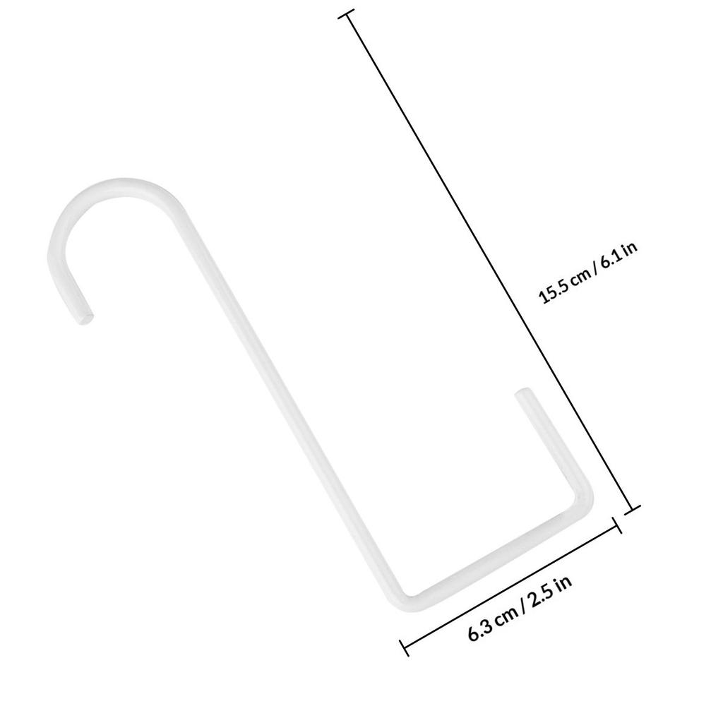 6Pcs Hanging Flower Hook Set Metal Flowerpot Hooks for Plants Wall Mounted Rust Resistant for Home Garden Patio Balcony