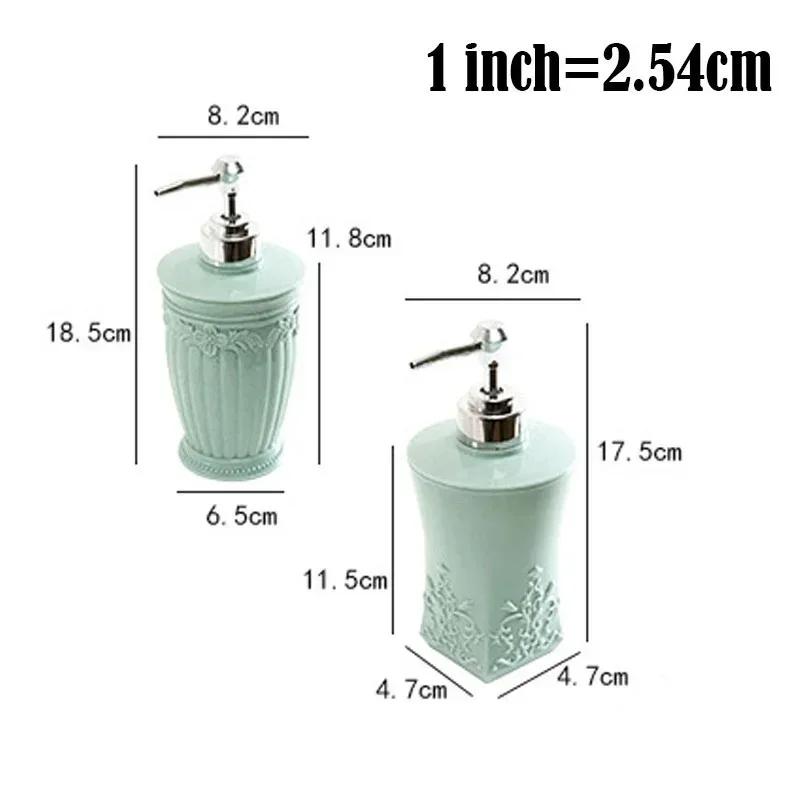 European Carved Bath Gel For Household Hotels Body Lotion Dispensing Bottle Shampoo Empty Bottle Press Bottle Lotion Bottle