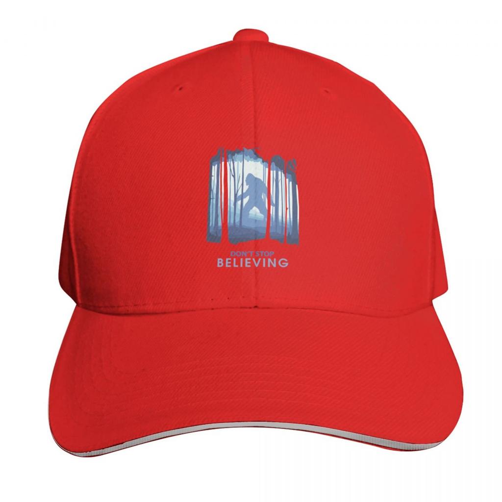 I Believe in Bigfoot Baseball Cap Big Size Hat Luxury Hat Visor fishing hat Unisex Womens
