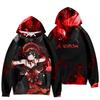 Japonia Anime Date A Live Dziewczyna Tokisaki Kurumi Nightmare Bluza z kapturem 3D dla mężczyzn Bluzy z kapturem Harajuku Codzienne ubrania męskie