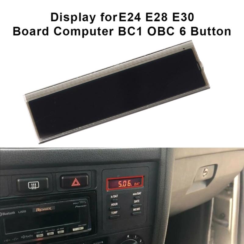 Car LCD Display for E53X5 00-06 E39 96-03 E38 95-01 62131377803 6 Button Computer On Board Display Repairing Accessories