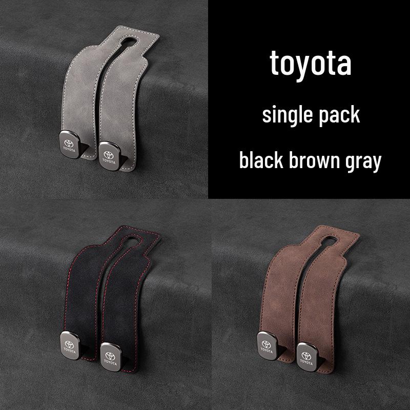 Zamszowe haczyki na telefon i do przechowywania na tylne siedzenie