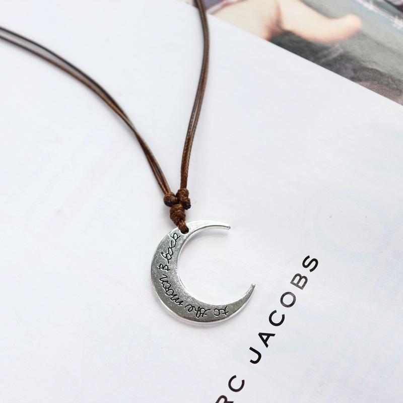 Retro Small Fresh Mori Minimalist Necklace, Ethnic Style Antler Pendant, Couple Versatile Long Sweater Chain Accessories