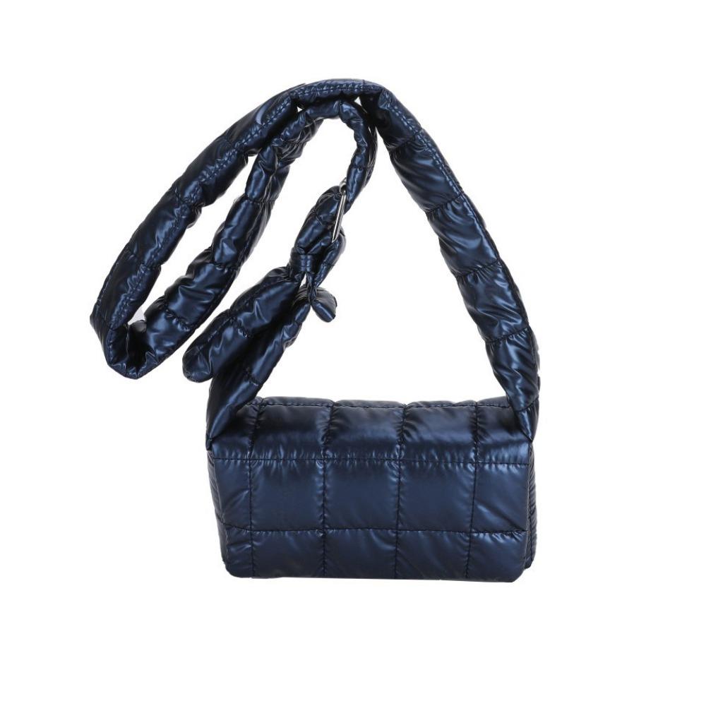 Waterproof Women's Shoulder Bag Korean Style Small Square Bag Winter Space Cotton Bag  Female
