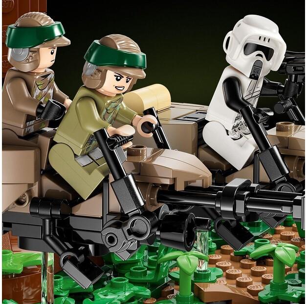 LEGO Star Wars 75353 Диорама: Преследование на боевом корабле по Эндору