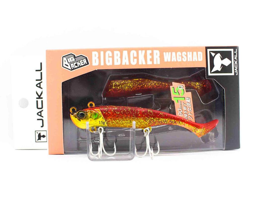 Jackall Big Backer Wagshad 15 Grams 90 Mm Sinking Lure Red Gold (5372)