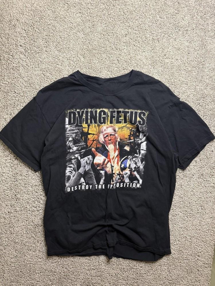 

Vintage Dying Fetus Death Metal Band Cotton Black S5XL Shirt BB349 Unisex T-Shirt XXXL
