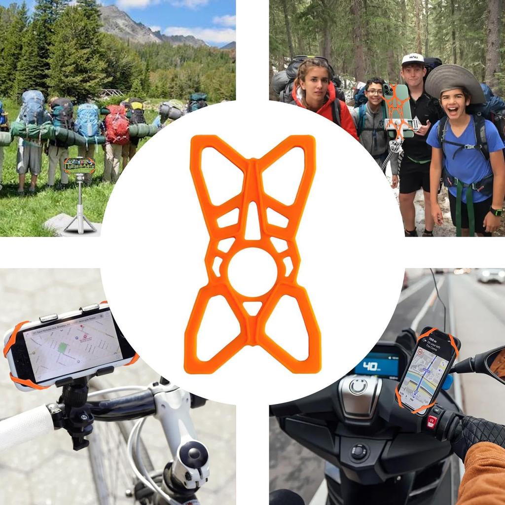 Silicone Bands, Set of 2, Rubber Band, Safety Band, Elastic, Lightweight, Flexible, Fixed, Fall