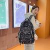Schoolbag Schoolbag Junior High School Girls High School Students Large Capacity 1011 New Backpack Female Students High Value Wind Shoulder Bag 