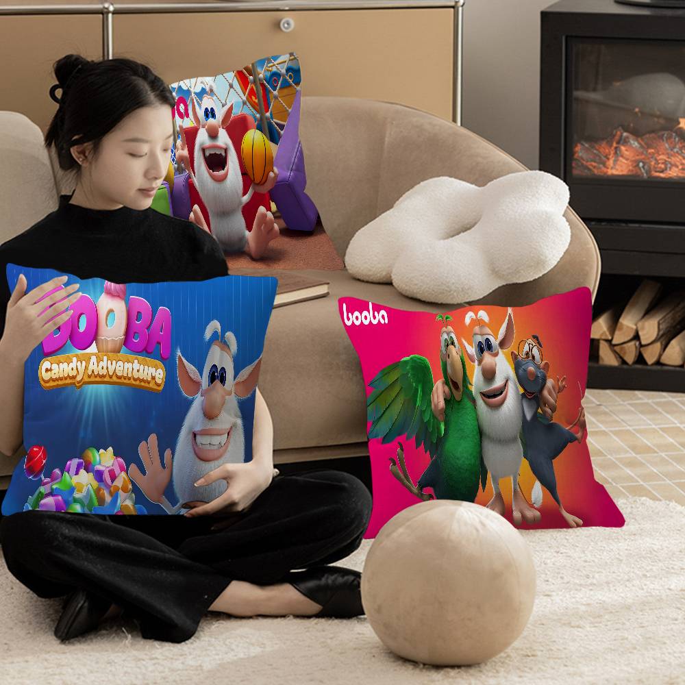 Cartoon B-Booba Pillow Anime Pillow Sofa Bed Head Pillow Cover Cushion Cover 45X45 Cm Fashion