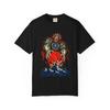 Armored Titan Falling Sun Graphic T-Shirt Black Front Print Comfort Colors 1717