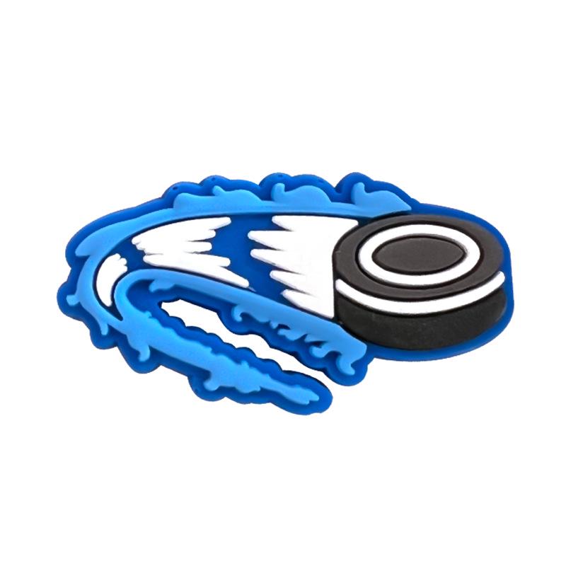 International Ice Hockey Student Pen Holder with Detachable Soft Rubber PVC Decoration