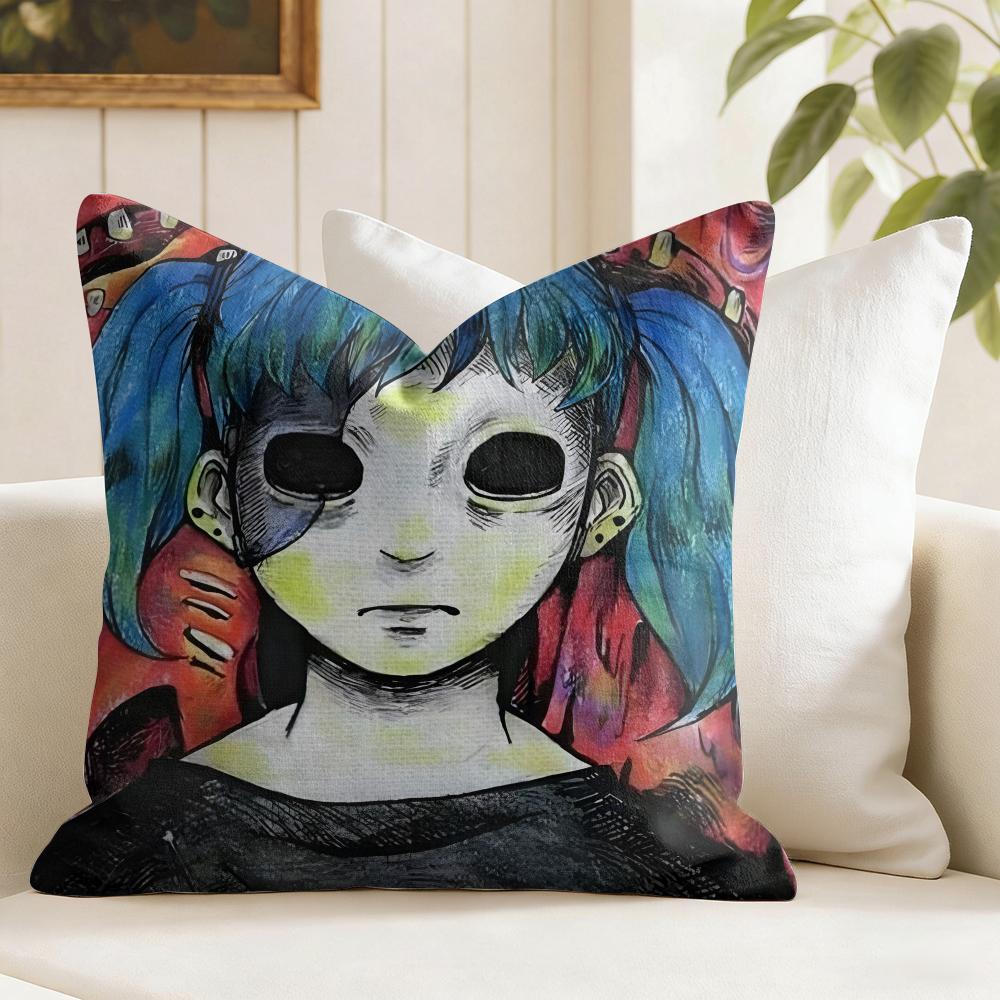 Game SSally Face Cushion Cover Eco Linen Pillow Case DoubleSided Print Breathable Durable Zipper Home Decor Gift