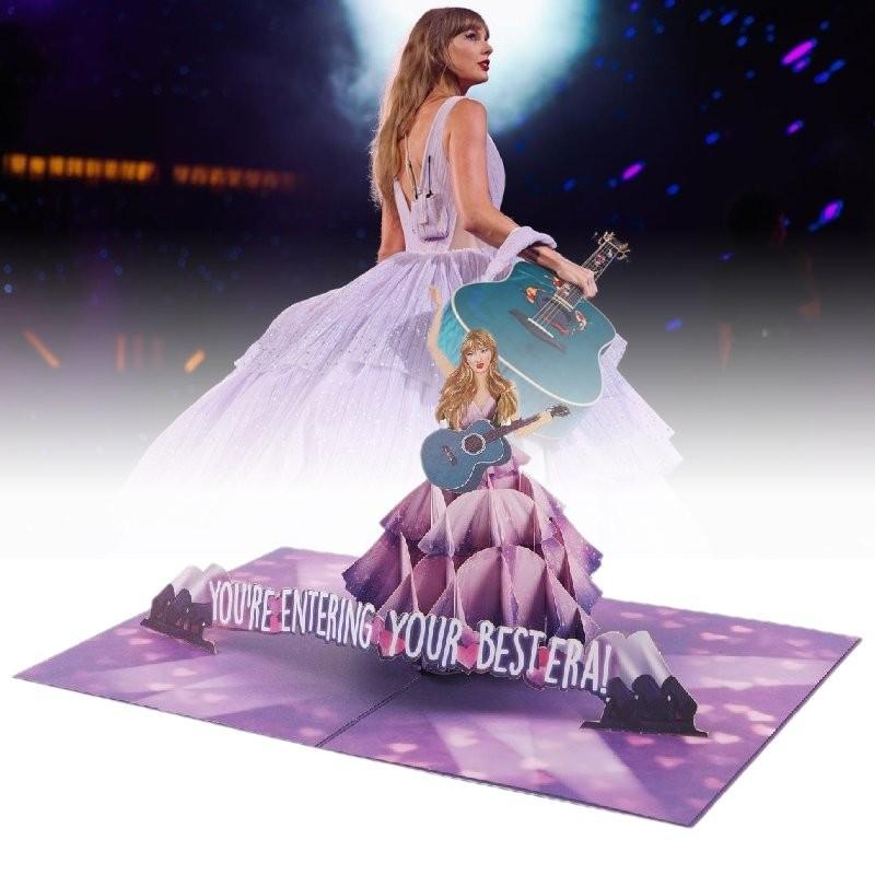 Swift Birthday Taylor Greeting Card Souvenir Collapsible Paper Material Gifts